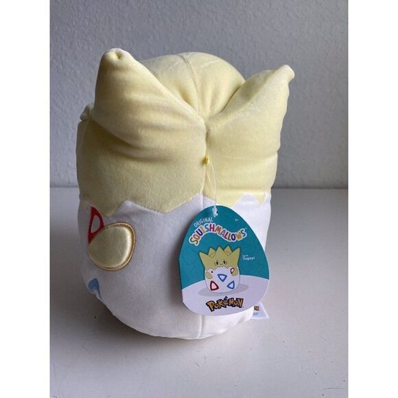 Pokemon Togepi Squishmallow Soft Plush 10" Inch Kellytoy Squishmallows NEW - Picture 2 of 9